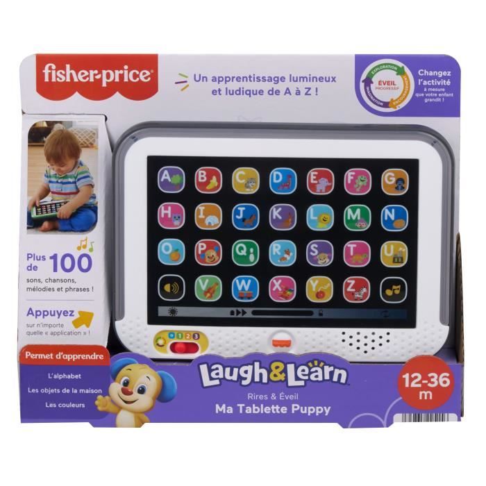 Fisher-Price-Ma Tablette Rires et Éveil-Tablette musicale en français HXB67