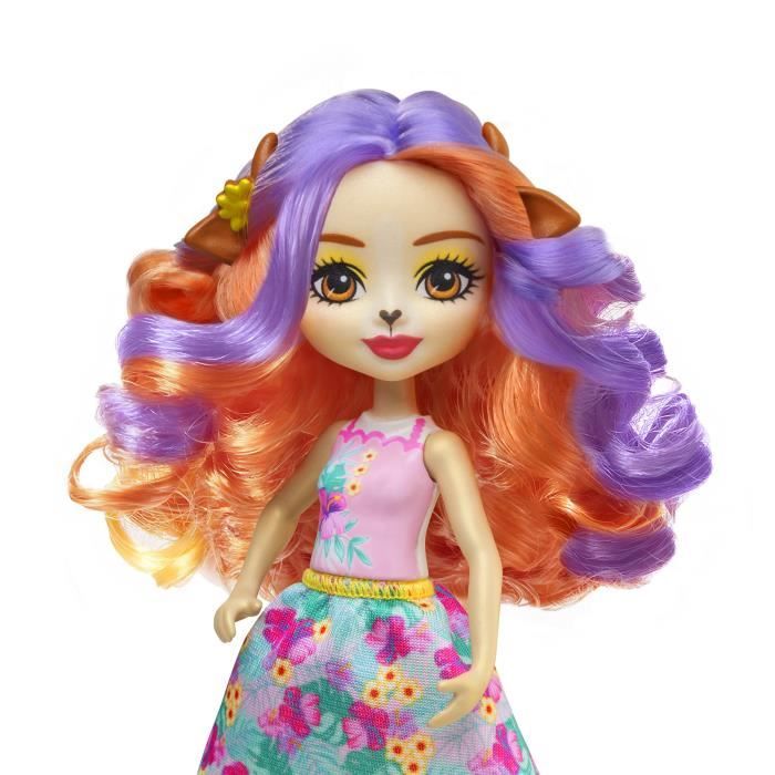 Enchantimals-Famille de Golita Chevre-PoupÈe et 3†figurines chevres HXC00