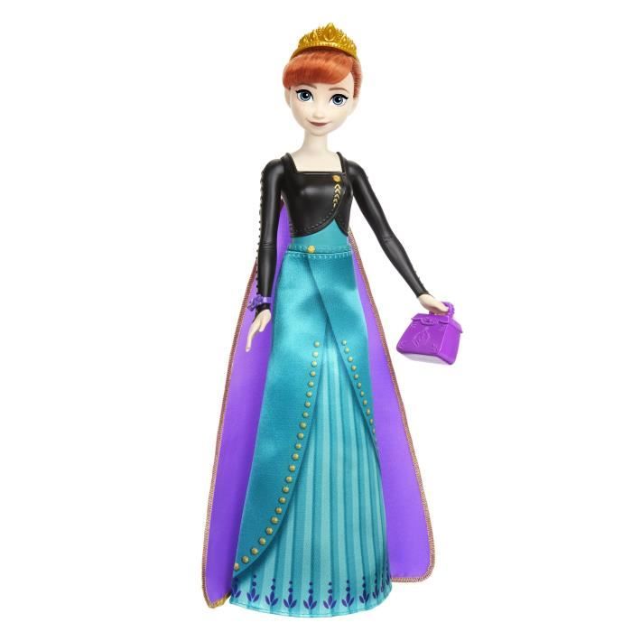 Spin & Reveal La Reine des Neiges-Anna- Mattel Poupée Surprise Disney HXD27