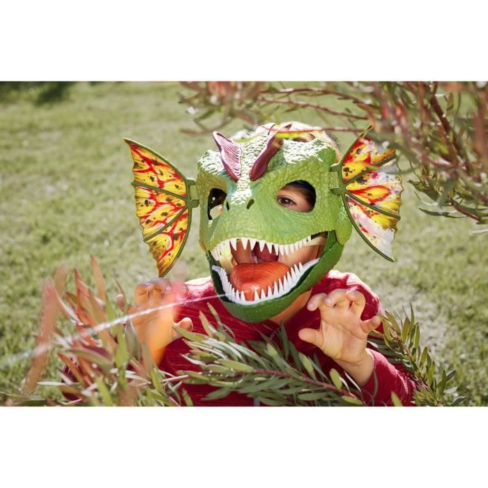 JURASSIC WORLD masque Dilophosaurus Lanceur De Venin HXF55