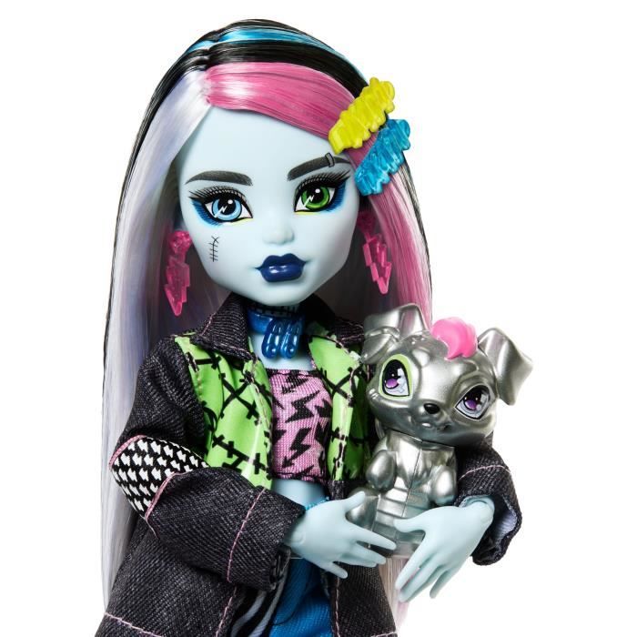 Monster High-Poupée Frankie Stein-Poupée avec animal et accessoires HXH73