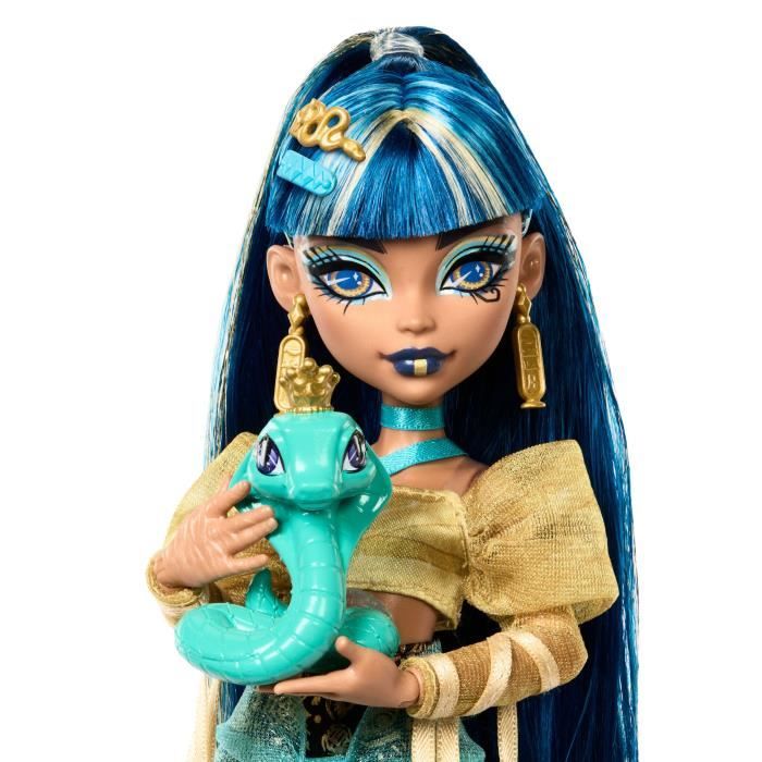 Monster†High-Cleo de Nile-PoupÈe avec animal et accessoires HXH74
