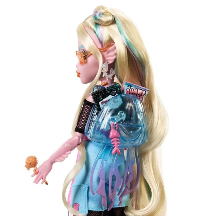 Monster High-PoupÈe Lagoona Blue-PoupÈe avec animal et accessoires HXH75