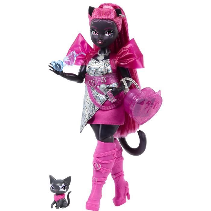 Monster High-Catty Noir-PoupÈe avec chat Amulette et accessoires HXH76