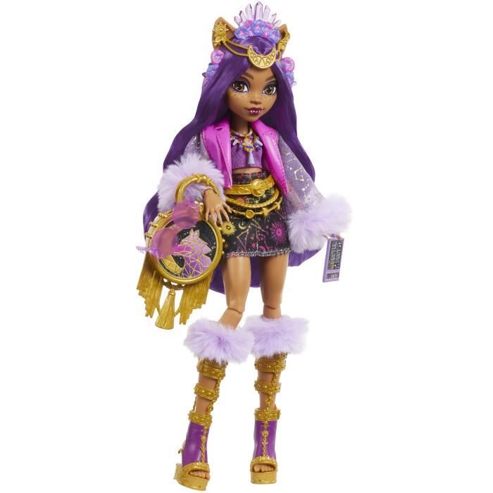 Monster High-PoupÈe Clawdeen Wolf avec tenue pour le Monster Fest HXH80