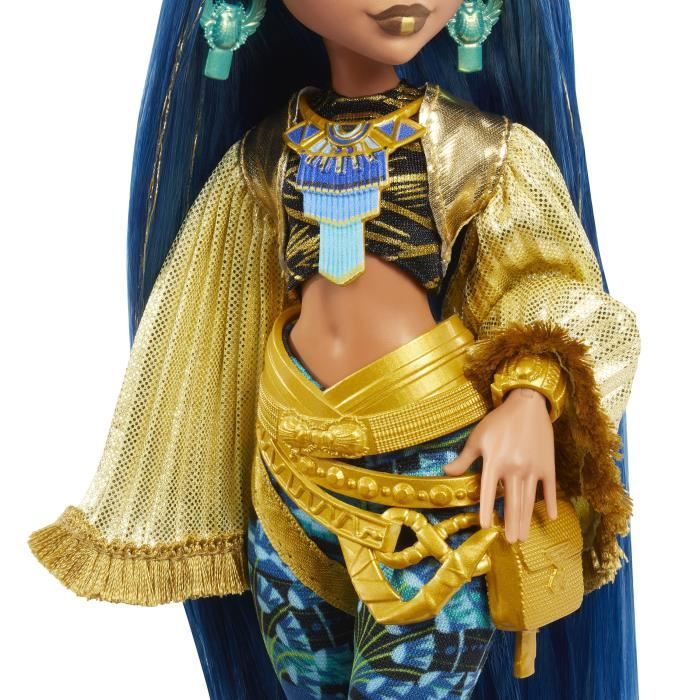 Monster High-PoupÈe Cleo De Nile avec tenue pour le Monster Fest HXH81
