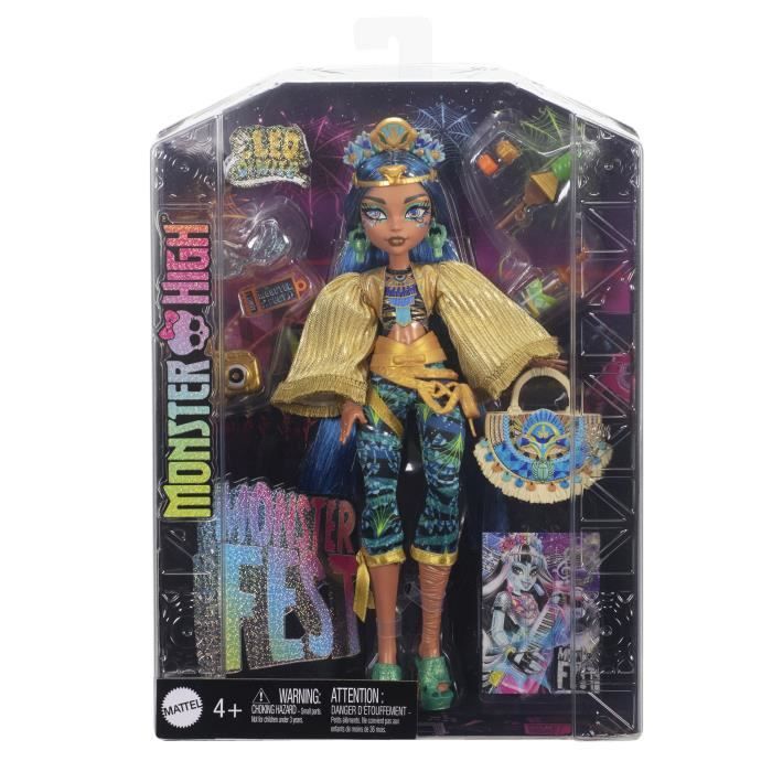 Monster High-PoupÈe Cleo De Nile avec tenue pour le Monster Fest HXH81