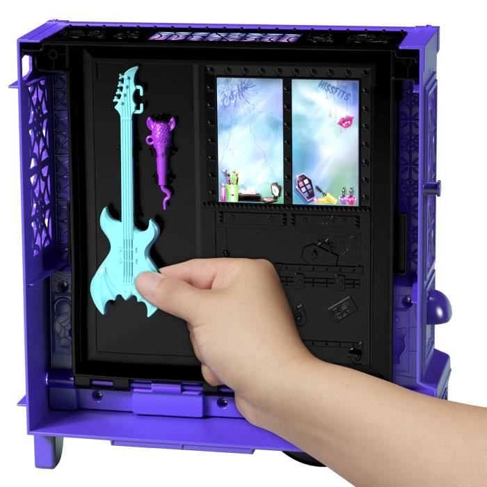 Monster High-Tour Bus Rock Sang-sationnel-Coffret avec poupÈe et bus HXH83
