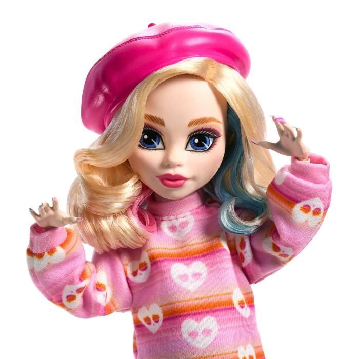 Monster High-Enid Sinclair-Poupée en tenue rose avec accessoires - Monster High - HXJ05