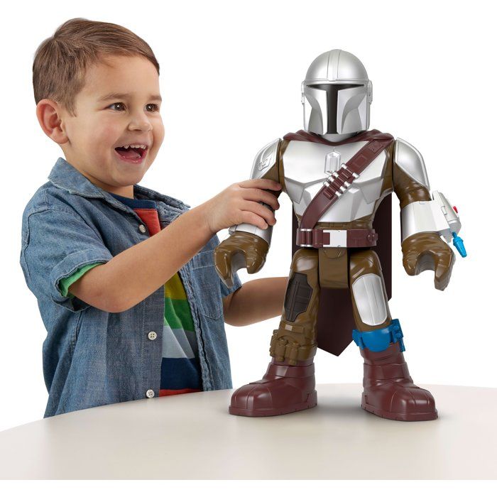 Imaginext-STAR WARS-Figurine XXL The Mandalorian, 40 cm HXT20