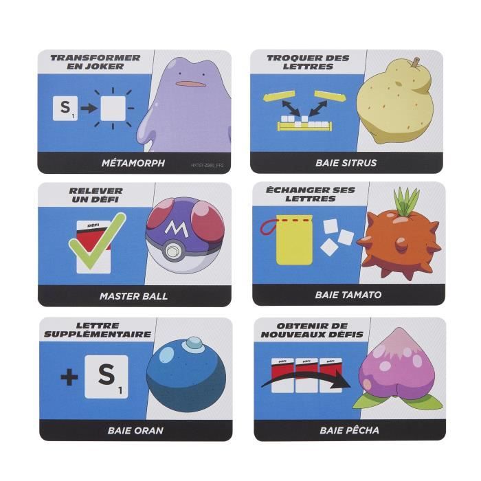 Scrabble Pokémon-Jeu de société familial avec 2 modes de jeu HXT27