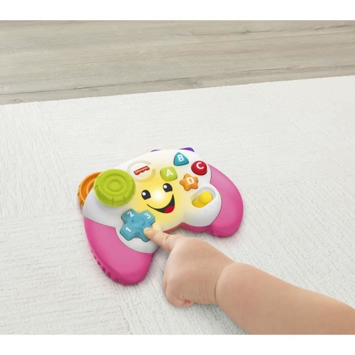 Fisher-Price-manette de jeu et d'apprentissage Rires et …veil HXY11