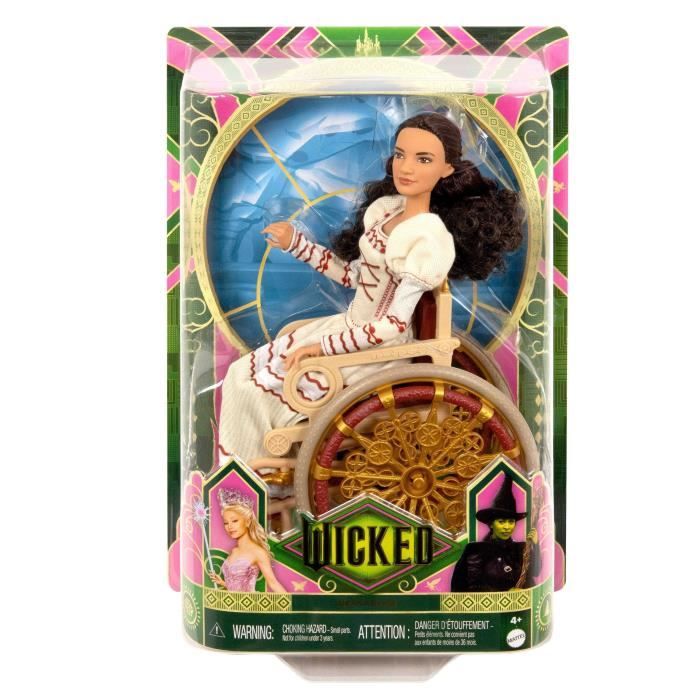 Mattel-Wicked-PoupÈe Nessarose avec tenue et accessoires - Wicked - HXY36