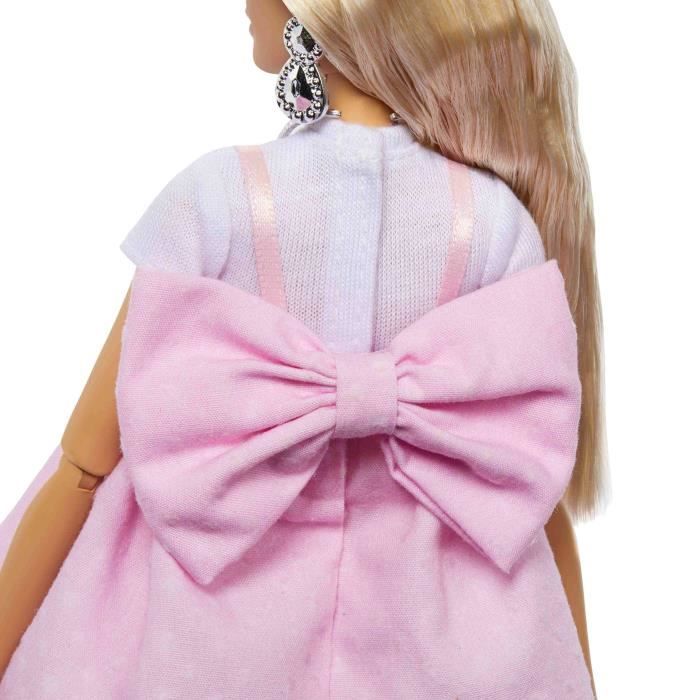 Barbie-Deluxe Style-PoupÈe Barbie Blonde a Robe Rose Pastel - 4ans+ - HYV27