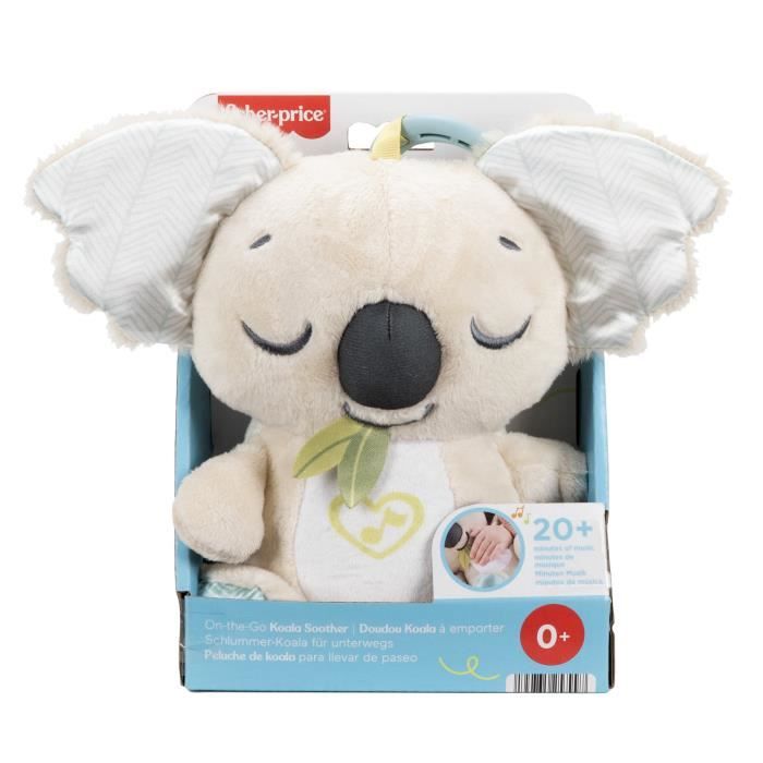 Fisher-Price - Doudou Koala a emporter - Veilleuse musicale en peluche - Fisher-Price - JBD65