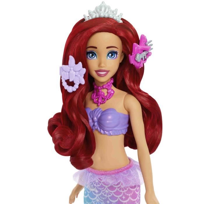 Princesses Disney-Ariel Secrets De Perle-Coffret PoupÈe Et 5 Surprises - 3ans +- JBF86