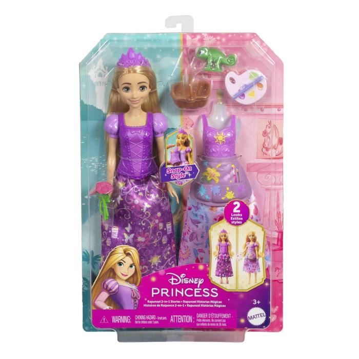 Princesses Disney-Poupée Raiponce Pique-Nique Et Art-Coffret - 3 ans+- JBG09