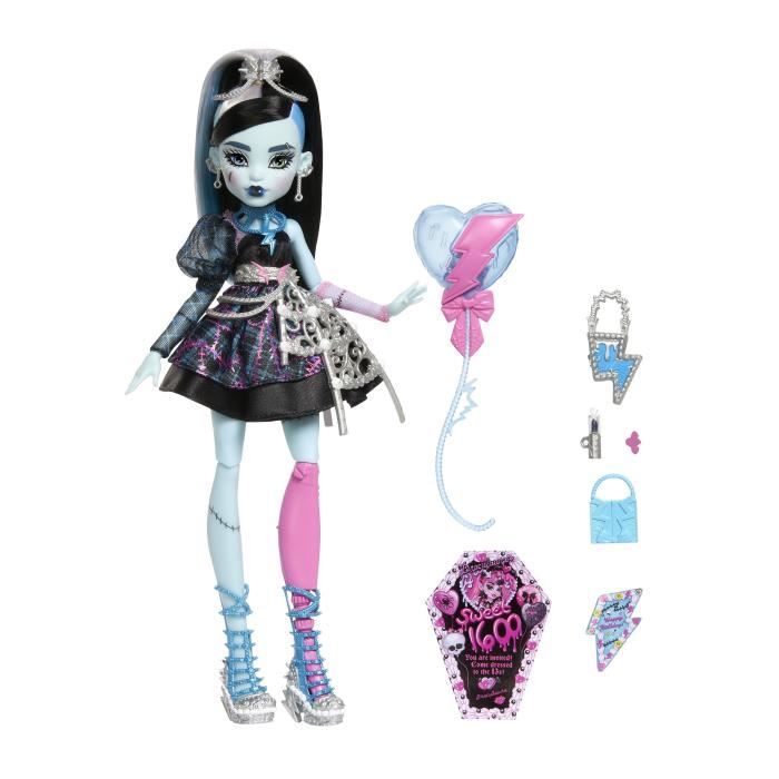 Monster High - Frankie Stein Anniversaire Monstrueusement Mémorable - Poupée - Monster High - JBG75