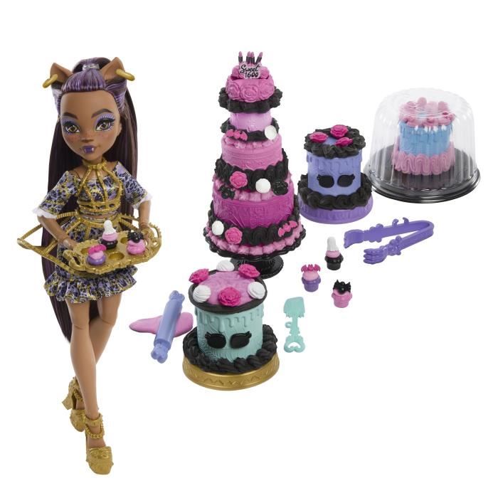 Monster High-Kit Gâteau d'Anniversaire Clawdeen Wolf - Monster High - JBG78