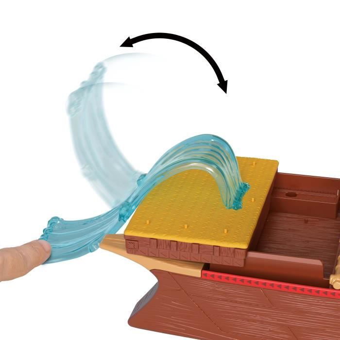 MATTEL Disney Vaiana 2 - La pirogue de Vaiana + 1 poupÈe Vaiana + HeiHei le poulet JBT78