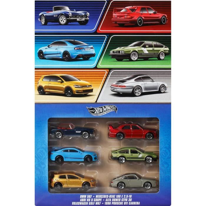Hot Wheels - Multipack Euro Style - Petite Voiture - 3 ans et + - Hot Wheels - JBY79