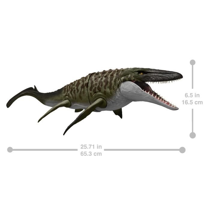 Jurassic World - Figurine articulée Mosasaurus - Dinosaure - JCH00