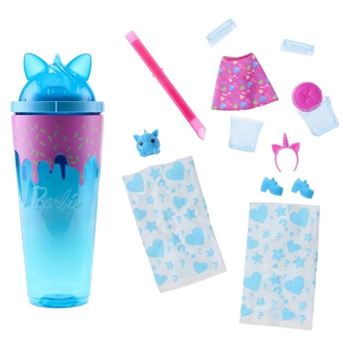 Barbie-Pop Reveal-PoupÈe Licorne Et Accessoires SÈrie Shakes - 3 ans+- JCN86