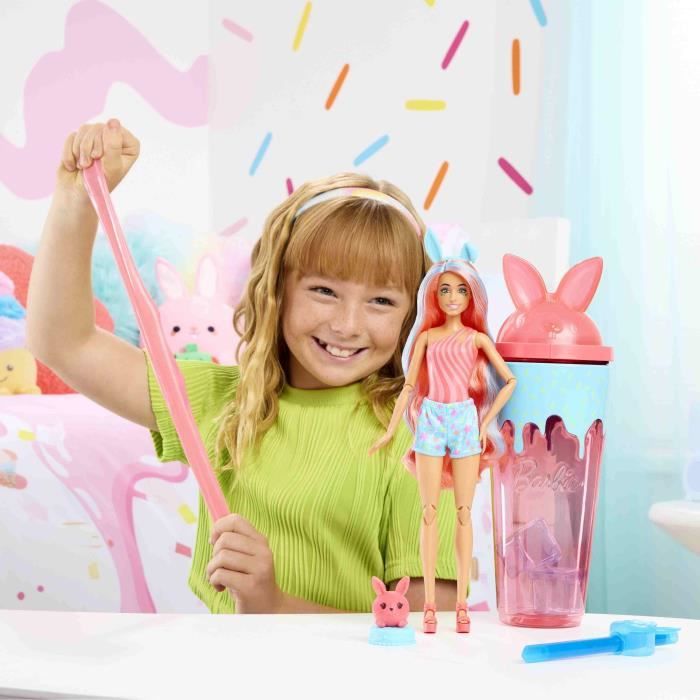 Barbie-Pop Reveal-PoupÈe Lapin Et Accessoires SÈrie Shakes - 3 ans+- JCN87