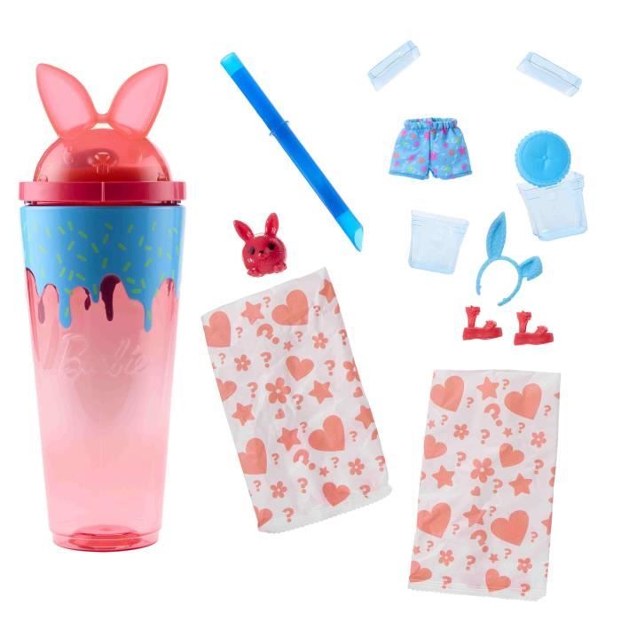 Barbie-Pop Reveal-PoupÈe Lapin Et Accessoires SÈrie Shakes - 3 ans+- JCN87