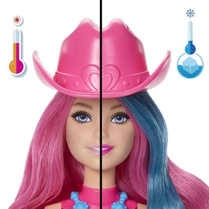 Barbie-PoupÈe Barbie Color Reveal-SÈrie Disco Country Star 6 Surprises - 3 ans+- JCP01