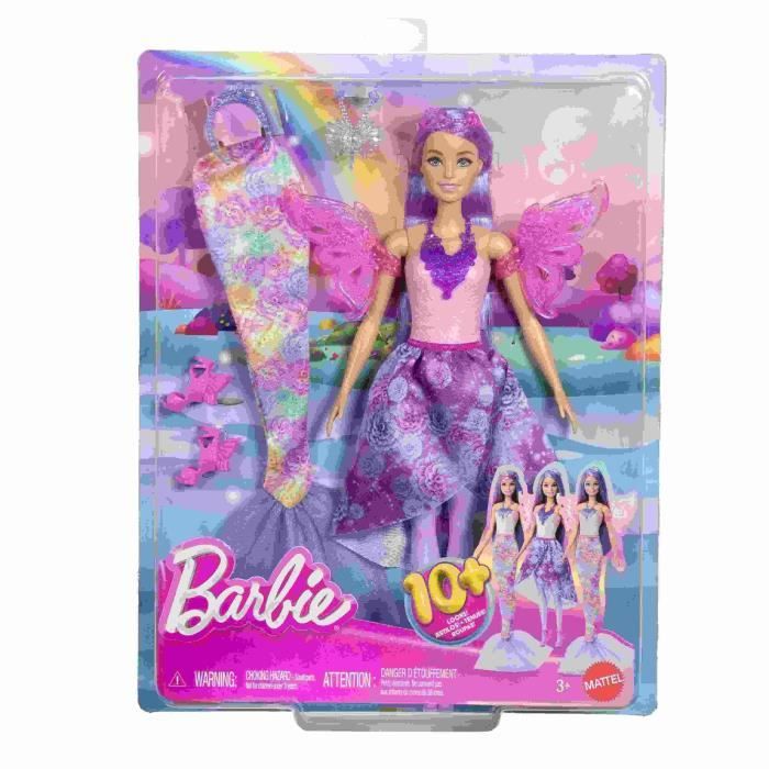 Barbie-PoupÈe Barbie Fantaisie FÈerique-Coffret Avec Accessoires - 3 ans+- JCP74