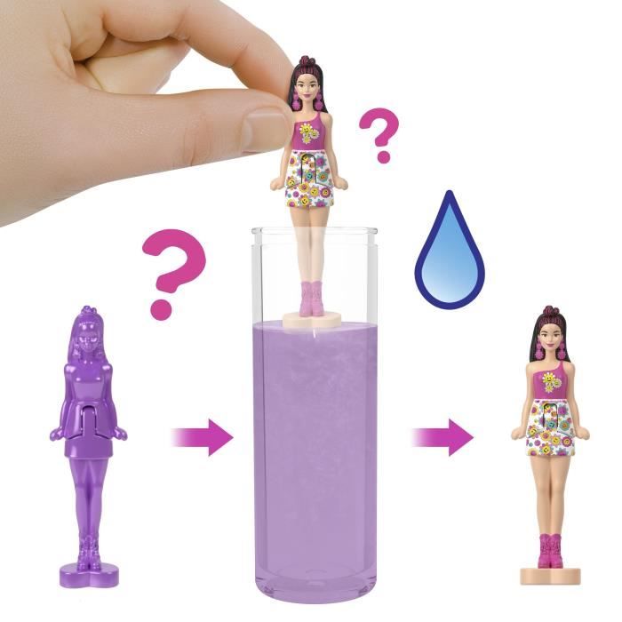 BARBIE Poupée Mini-BarbieLand Color Reveal-Poupée de 3,8 cm - Barbie - JCR08