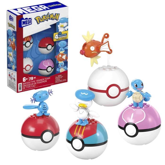 MEGA Pokémon-Dresseur De Pokémon De Type Eau-Coffret De Construction - 6 ans+- JCT42