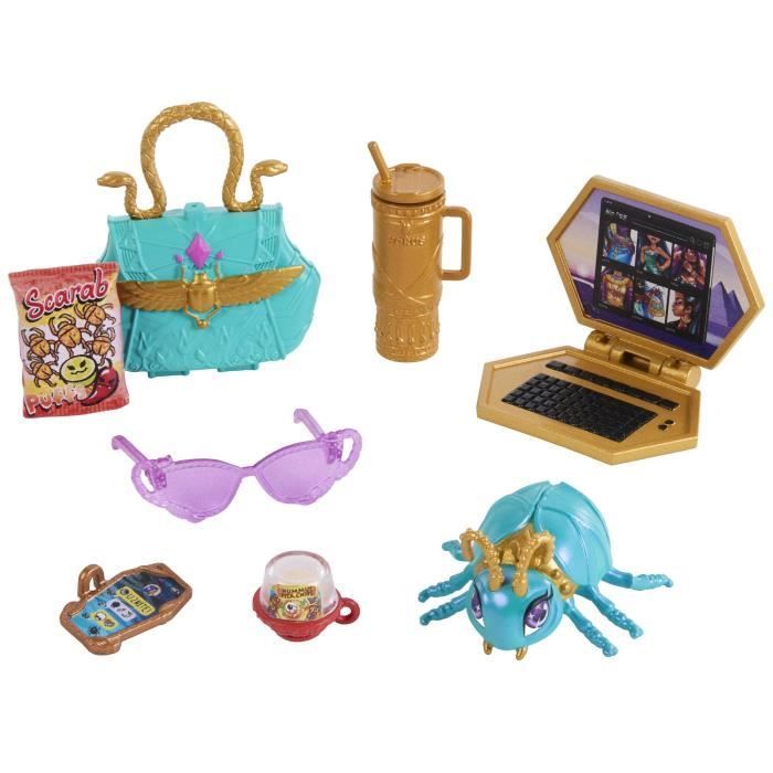 Monster High - Poupée Nefera De Nile - Avec Lavish et 7 accessoires - Monster High - JDR48