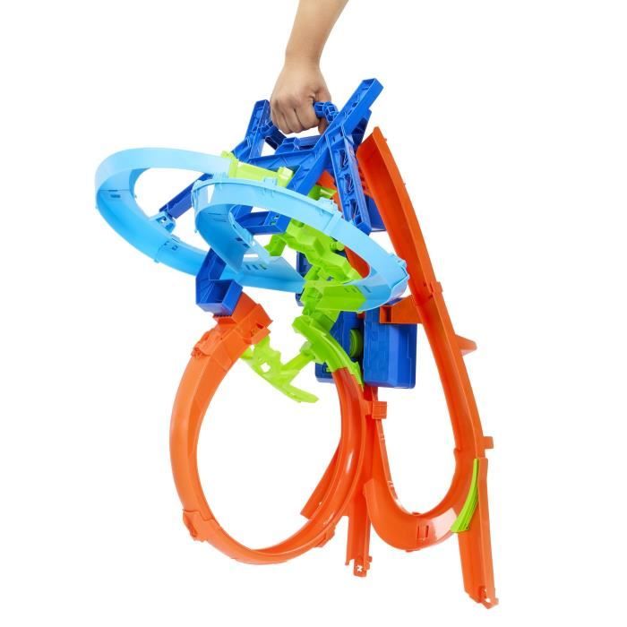 Hot Wheels - Piste Multi Crash - Coffret propulseur motorisé et voiture - Hot Wheels - JFD12