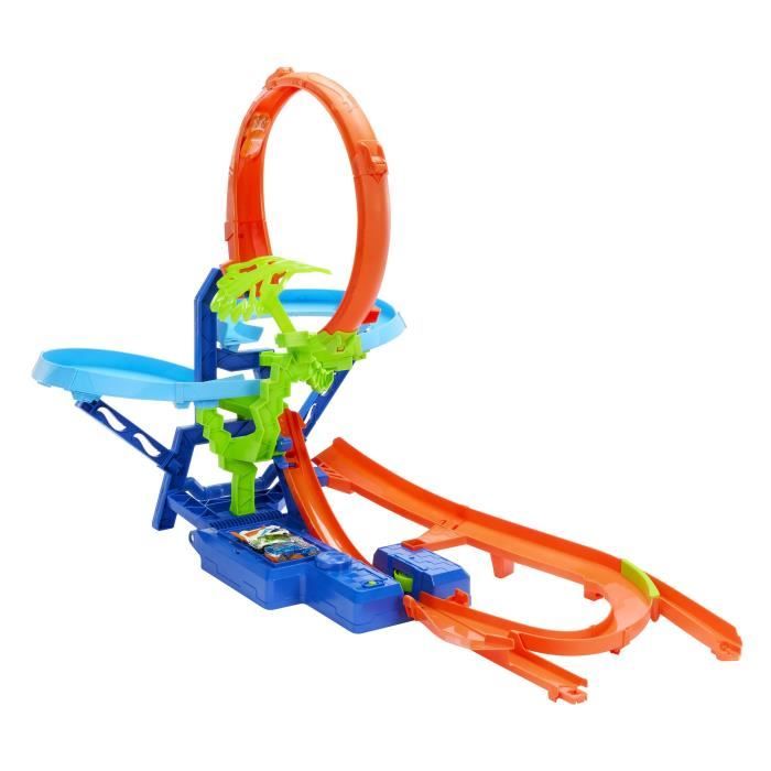 Hot Wheels - Piste Multi Crash - Coffret propulseur motorisé et voiture - Hot Wheels - JFD12