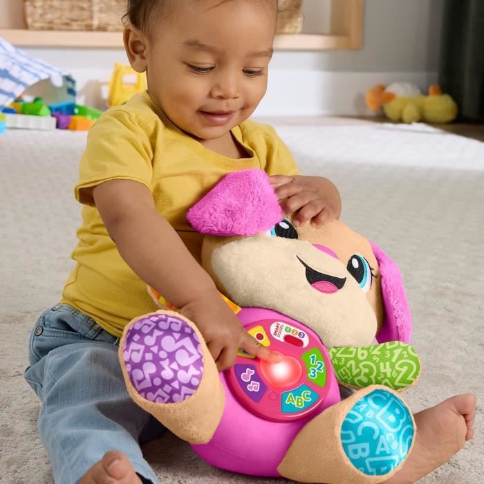 Fisher-Price-Rires Et Éveil-Sis Éveil Progressif-Peluche Musicale JFD31