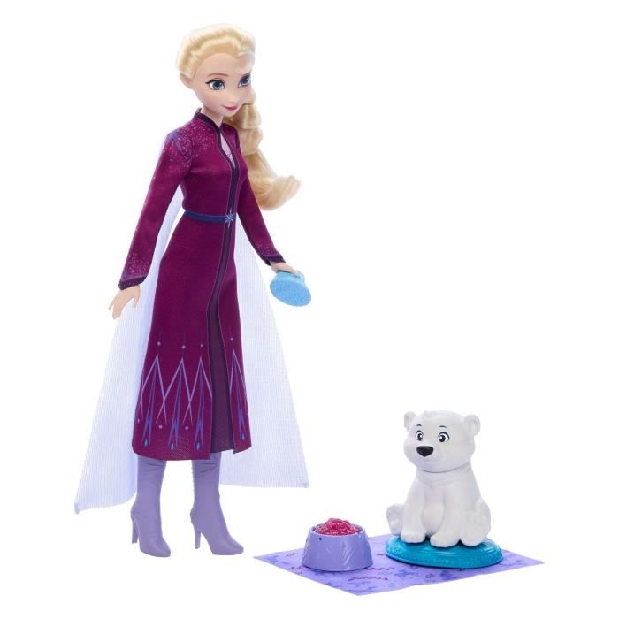 Disney La Reine des Neiges - Coffret Elsa et l'Ourson - 4 accessoires - Disney Frozen - JFG16