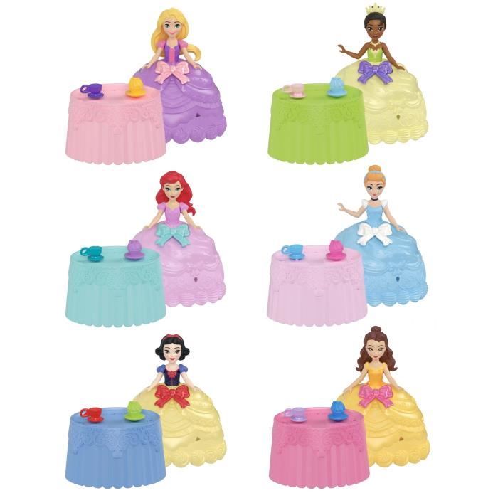 Princesses Disney - Petite poupée Cupcake Doll Reveal avec 5 surprises - Disney Princess - JFG78