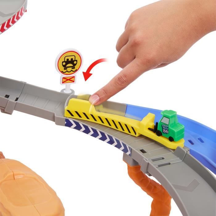 Cars - Piste de Course Rescue Road - Coffret de quatre véhicules - Disney Pixar Cars - JFL57