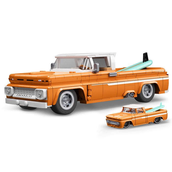 Hot Wheels - Coffret de Construction Custom Chevy Pickup 1962 Mattel Brick Shop - Mattel Brick Shop - JFT20