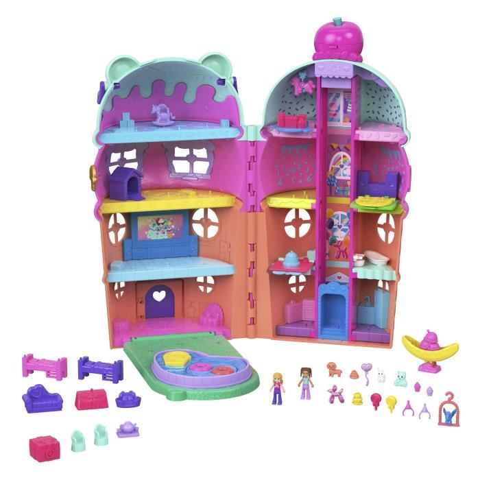 Polly Pocket - Coffret Maison Cornet de Glace - Avec figurines - Polly Pocket - JFT91