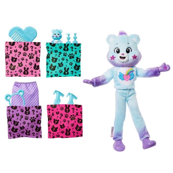 Barbie - Poupée Barbie Cutie Reveal Bisounours - Avec 10 surprises - Barbie - JFV61