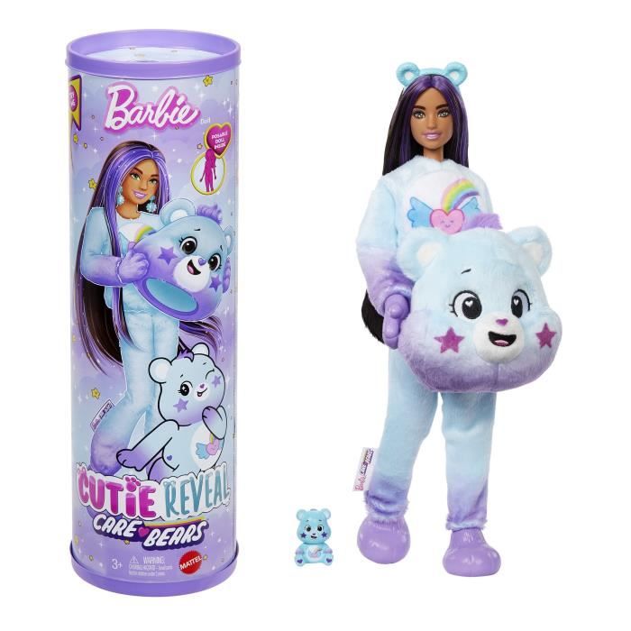 Barbie - Poupée Barbie Cutie Reveal Bisounours - Avec 10 surprises - Barbie - JFV61