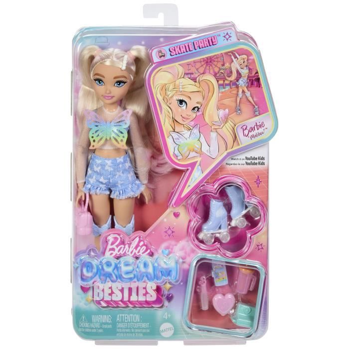 BARBIE Malibu dreambesties roller - JFX96