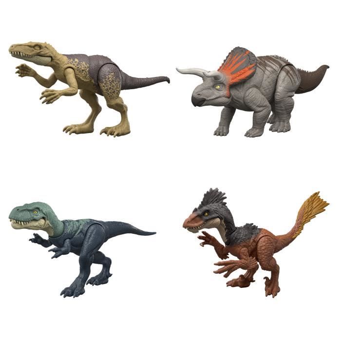 Jurassic World - Attaque Surprise - Figurine de dinosaure articulée - JGB77