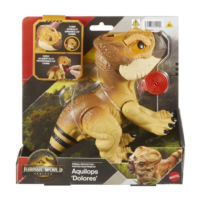 Jurassic World - Figurine Aquilops a apprivoiser - Dinosaure interactif - Jurassic World - JGC01