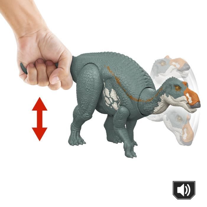 Jurassic World - Maiasaura - Figurine articulée avec attaque et son - JGC82