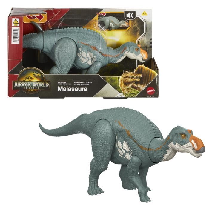 Jurassic World - Maiasaura - Figurine articulée avec attaque et son - JGC82