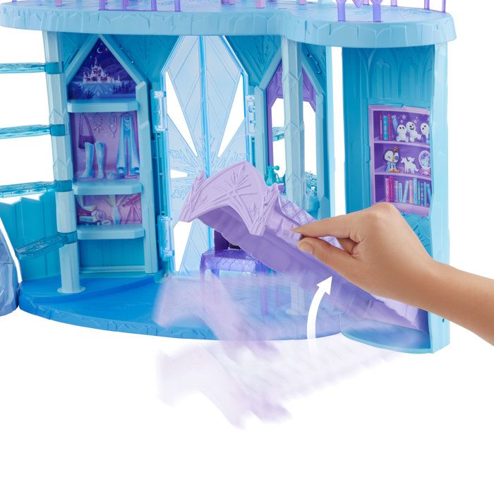 Disney La Reine des Neiges - Palais de glace d'Elsa - Olaf - 21 accessoires - Disney Frozen - JGG41